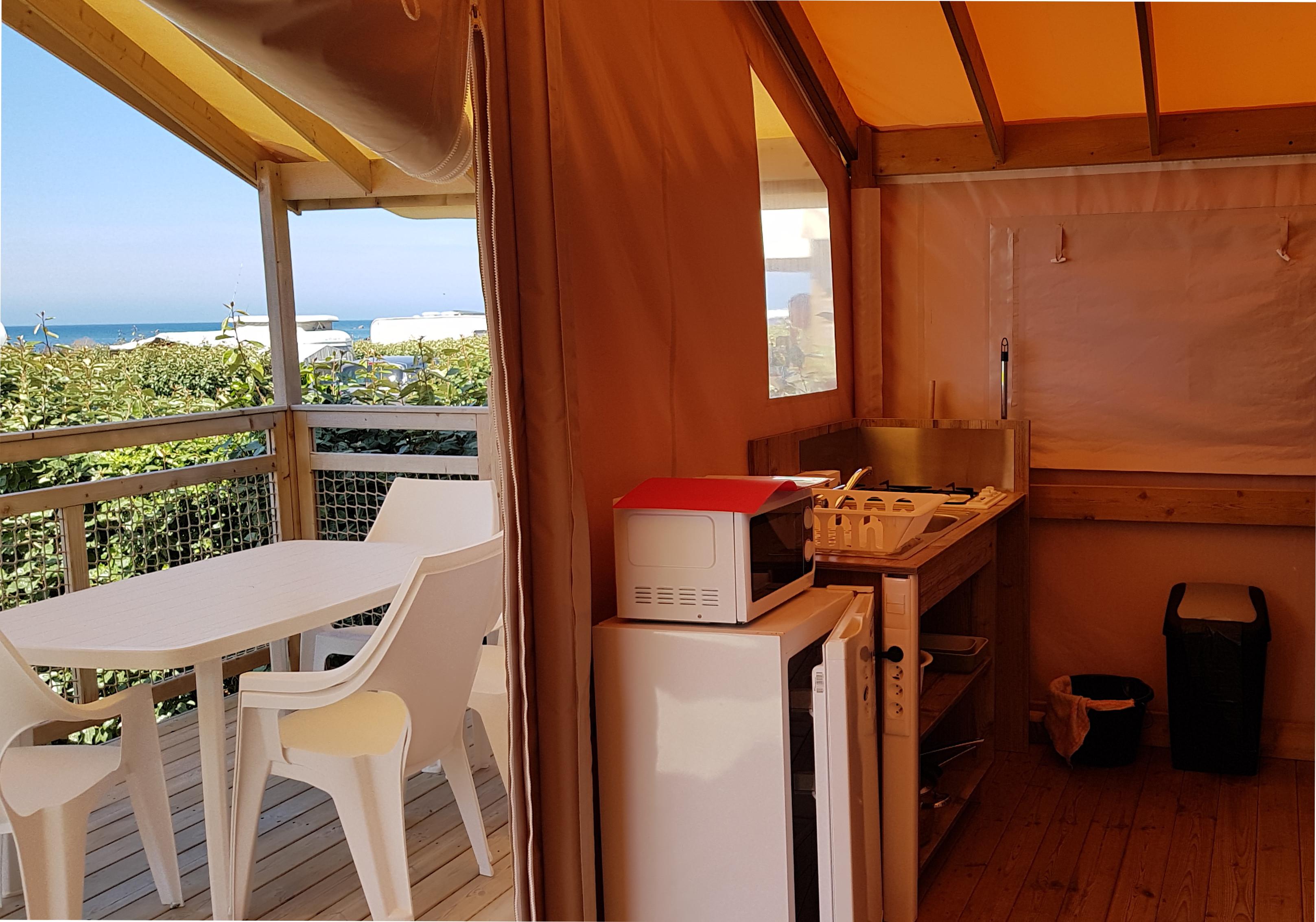 Location - Ecolodge Sur Pilotis - 2 Chambres - Camping Seasonova Les 7 Iles