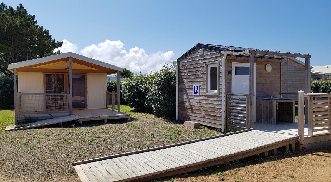 Location - Ecolodge Pmr - 2 Chambres (Pour Personne À Mobilité Réduite) - Camping Seasonova Les 7 Iles