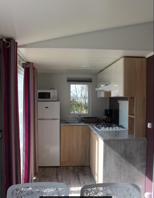 Mobil Home Lodge 77 Confort Plus 2 Chambres - 30 M² + Terrasse Semi Couverte