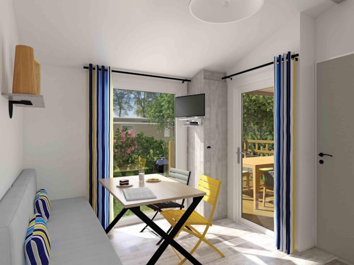 Mobil Home Malaga 2 Chambres - 23 M² + Terrasse Intégré De 8 M²