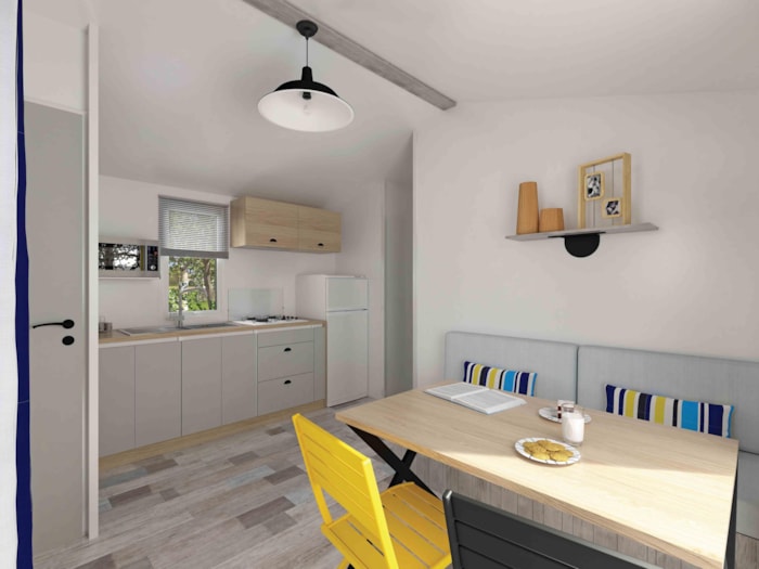 Mobil Home Malaga 2 Chambres - 23 M² + Terrasse Intégré De 8 M²