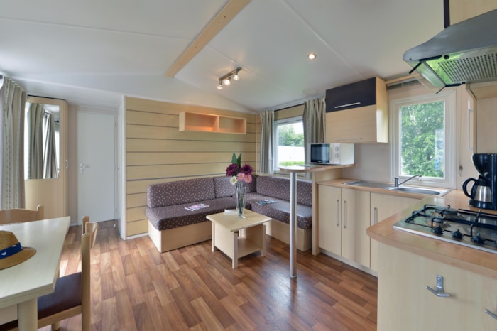 Mobil Home Titania 2 Chambres - 32M² + Terrasse Semi Couverte