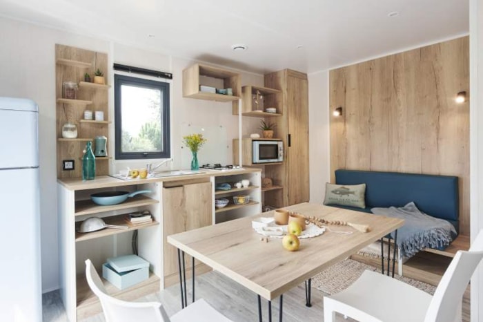 Mobil Home Cabane Surfer 2 Chambres - 25 M² + Terrasse Semi Couverte