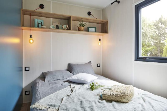 Mobil Home Cabane Surfer 2 Chambres - 25 M² + Terrasse Semi Couverte