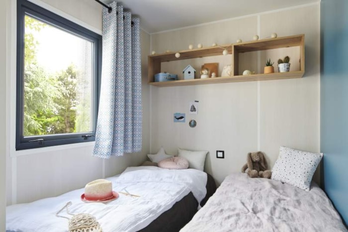 Mobil Home Cabane Surfer 2 Chambres - 25 M² + Terrasse Semi Couverte