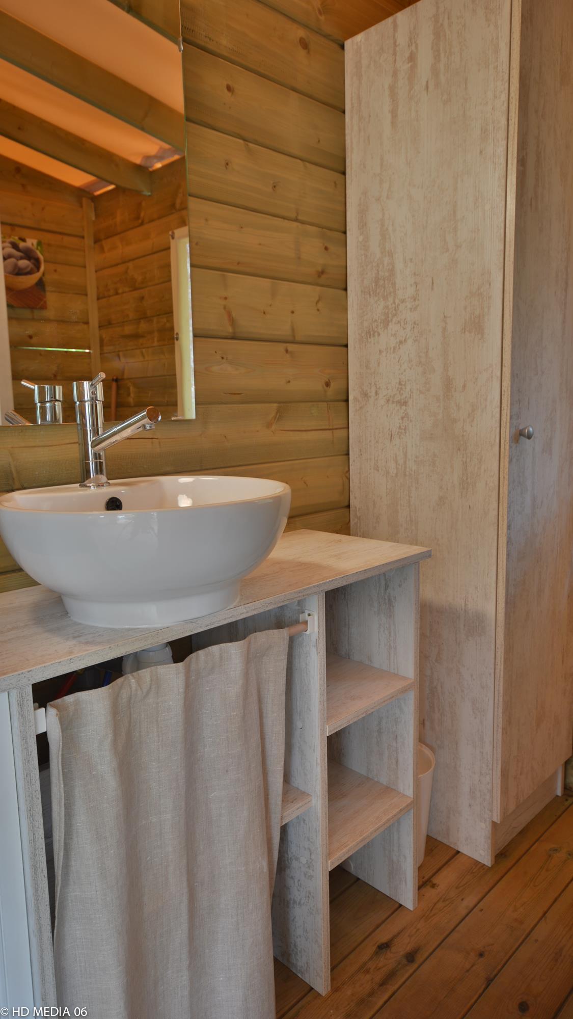 Location - Cabane Robinson (2 Chambres) - Camping Les Cent Chênes