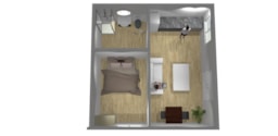 Location - Studio S1 - 27 M² - Grand Confort - 1 Chambre - Camping Bleu Mer