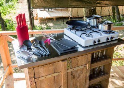 Location - Safarilodge Deluxe Lézard - Camping Dun-le-Palestel