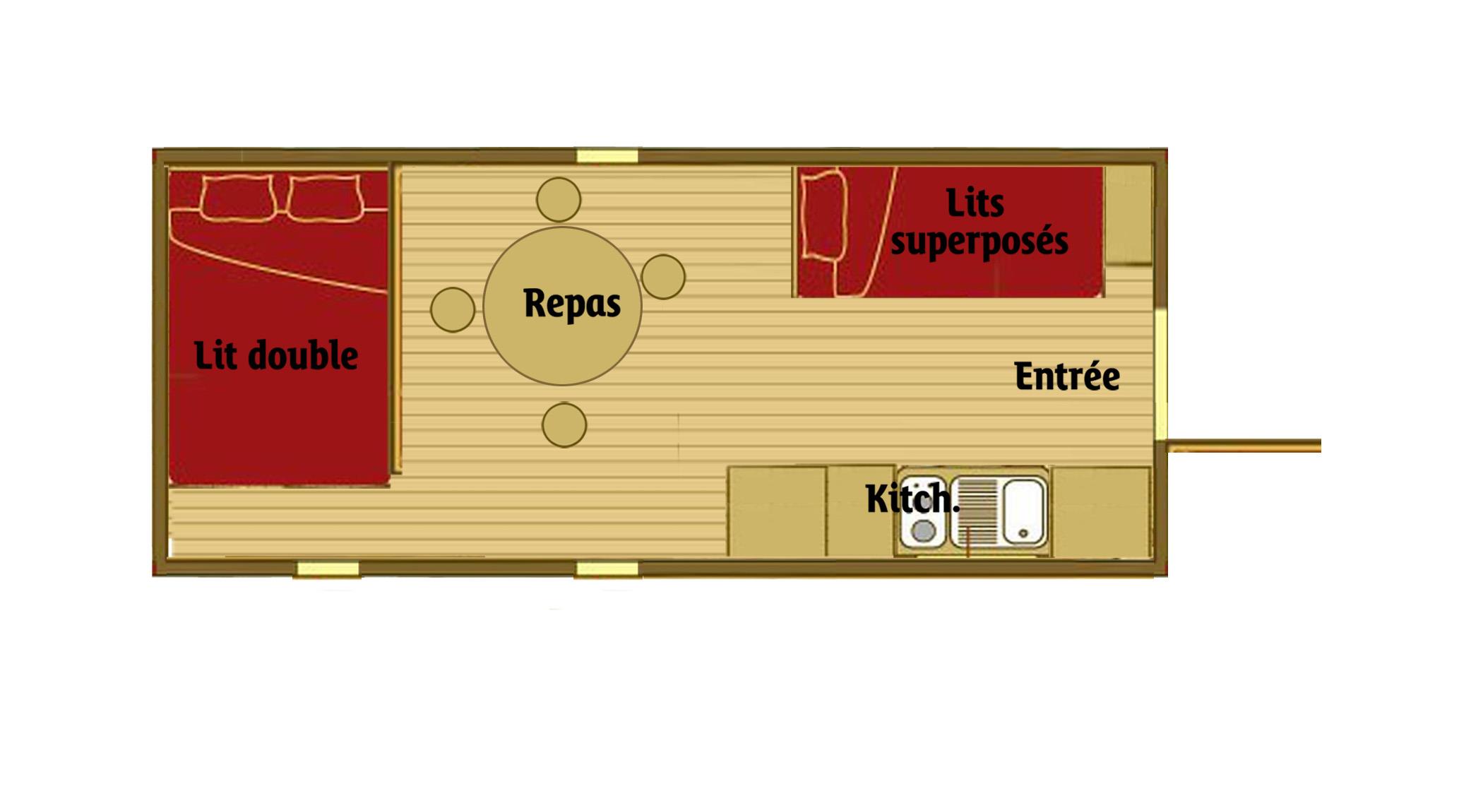 Location - Roulotte - Camping Le Chassiron