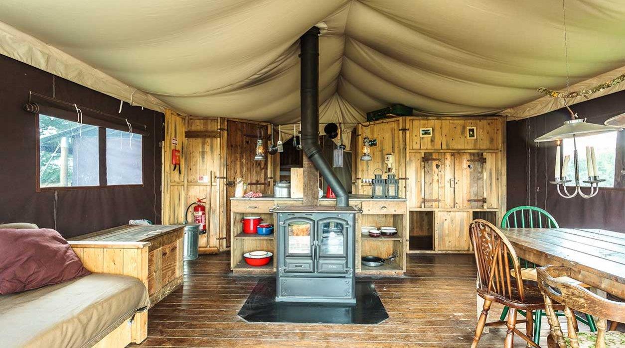 Location - Canvaslodge (Max. 5 Adultes + 1 Enfant) - Camping la Ferme de la Folivraie