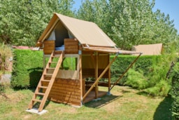 Location - Tente Bivouac - Camping la Ferme des 4 Chênes