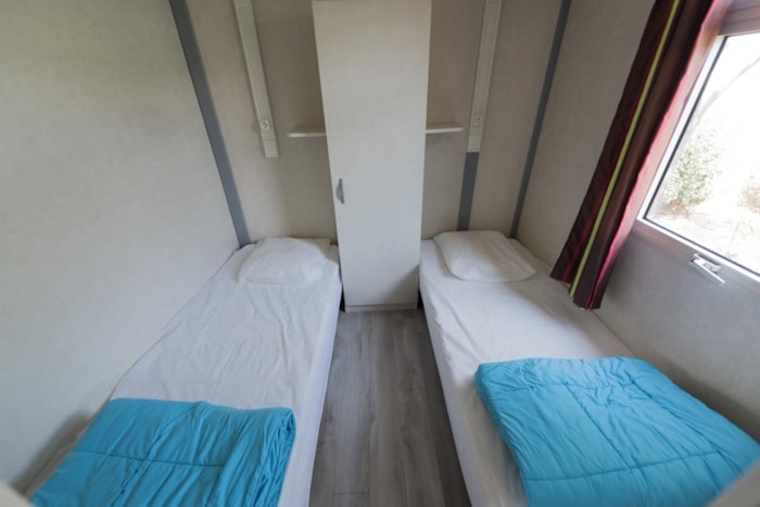Chalet Eco 18M² (2 Chambres) + Clim + Terrasse Couverte