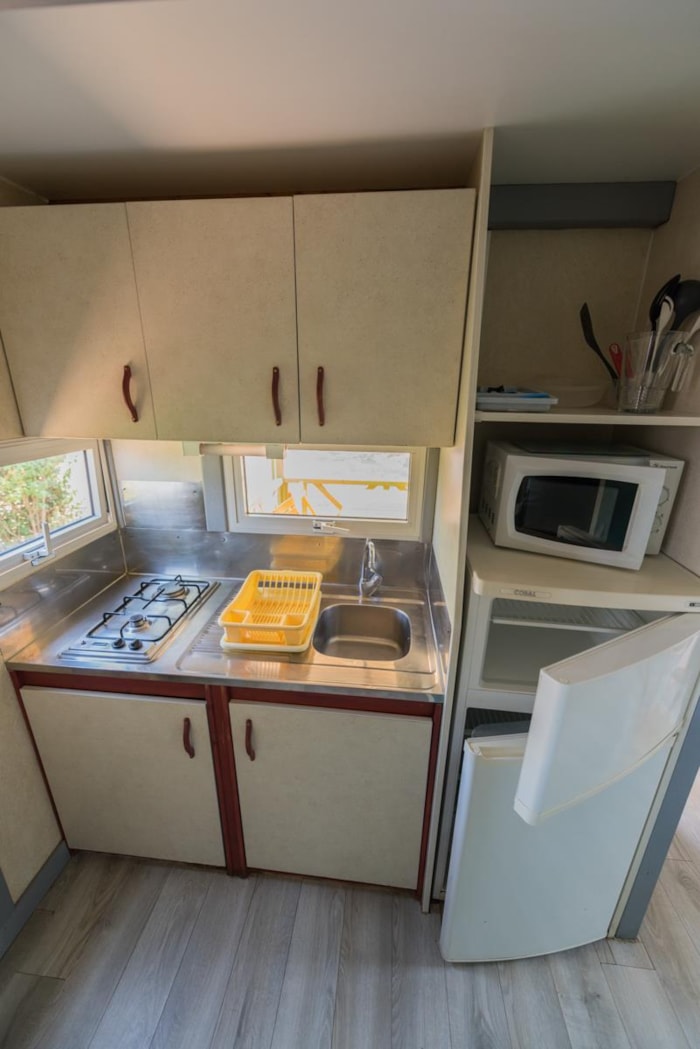 Chalet Eco 18M² (2 Chambres) + Clim + Terrasse Couverte
