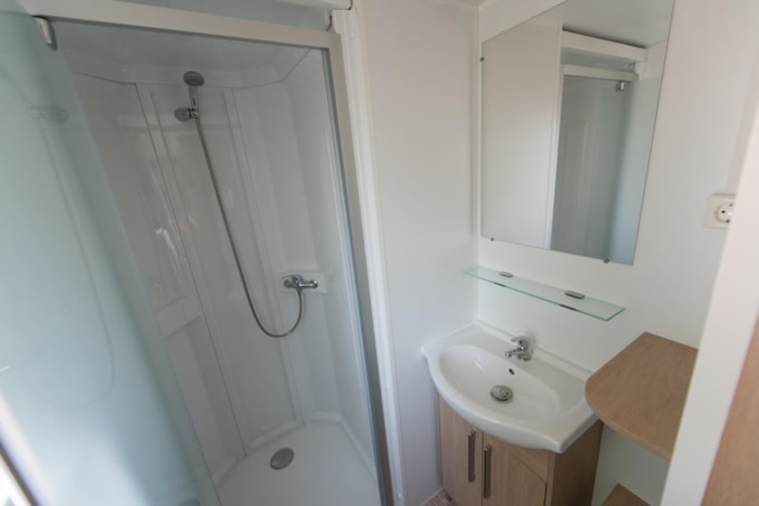 Mobil Home Confort+ 33M² (3 Chambres) + Clim + Terrasse Couverte