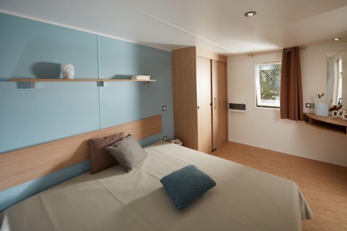Mobil Home Pmr Confort+ 35M² (2 Chambres) + Climatisation + Terrasse Couverte