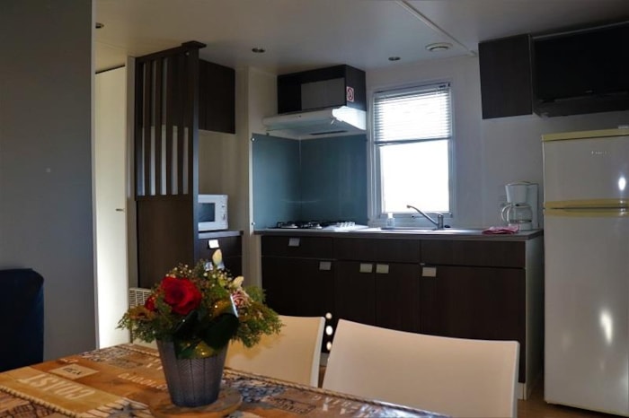 Mobil Home Confort 24-27M² (2 Chambres) + Clim + Terrasse Couverte