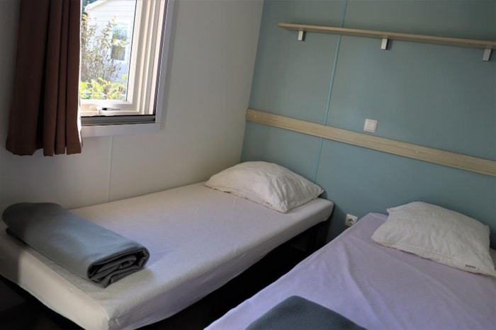 Mobile Home Confort+ 29 M2 (2 Chambres) + Clim + Terrasse Couverte