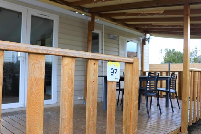 Mobil Home Confort+ 33M² (3 Chambres) + Clim + Terrasse Couverte