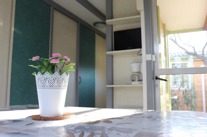 Chalet Eco 18M² (2 Chambres) + Clim + Terrasse Couverte