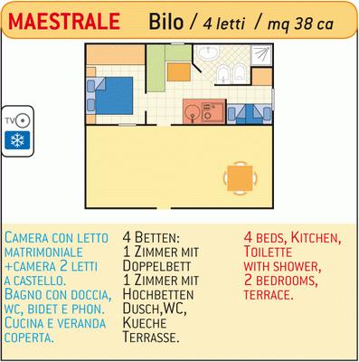 Accommodation - Mobile-Home Maestrale - Pineto Beach Village e Camping