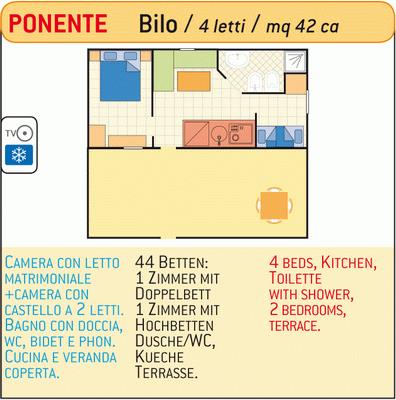 Accommodation - Mobile-Home Ponente - Pineto Beach Village e Camping