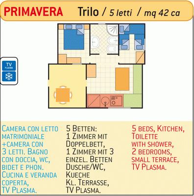 Accommodation - Mobile-Home Primavera - Pineto Beach Village e Camping
