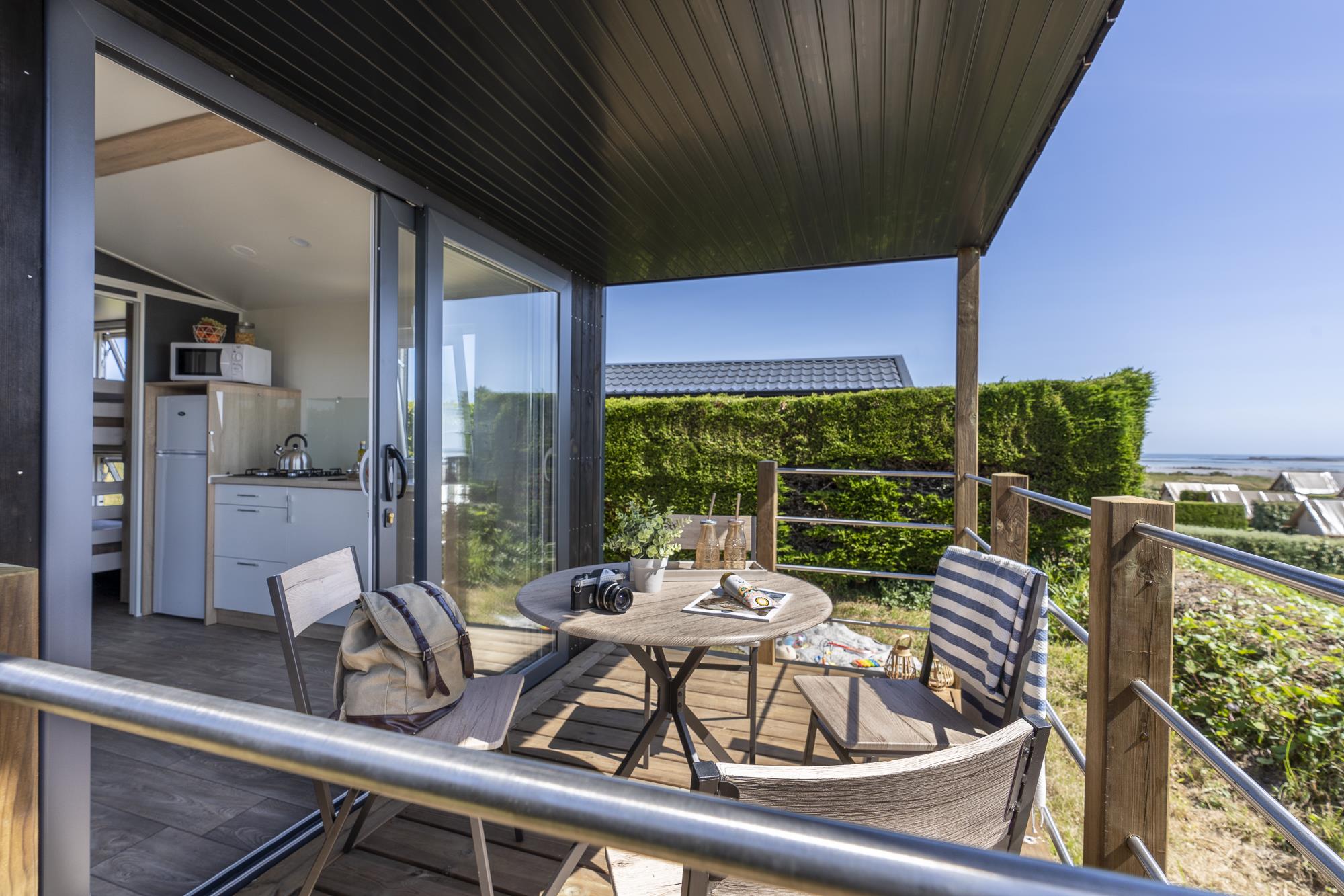 Location - Cabane 2 Chambres Vue Mer (Sans Sanitaire) - Slow Village Breizh Légendes