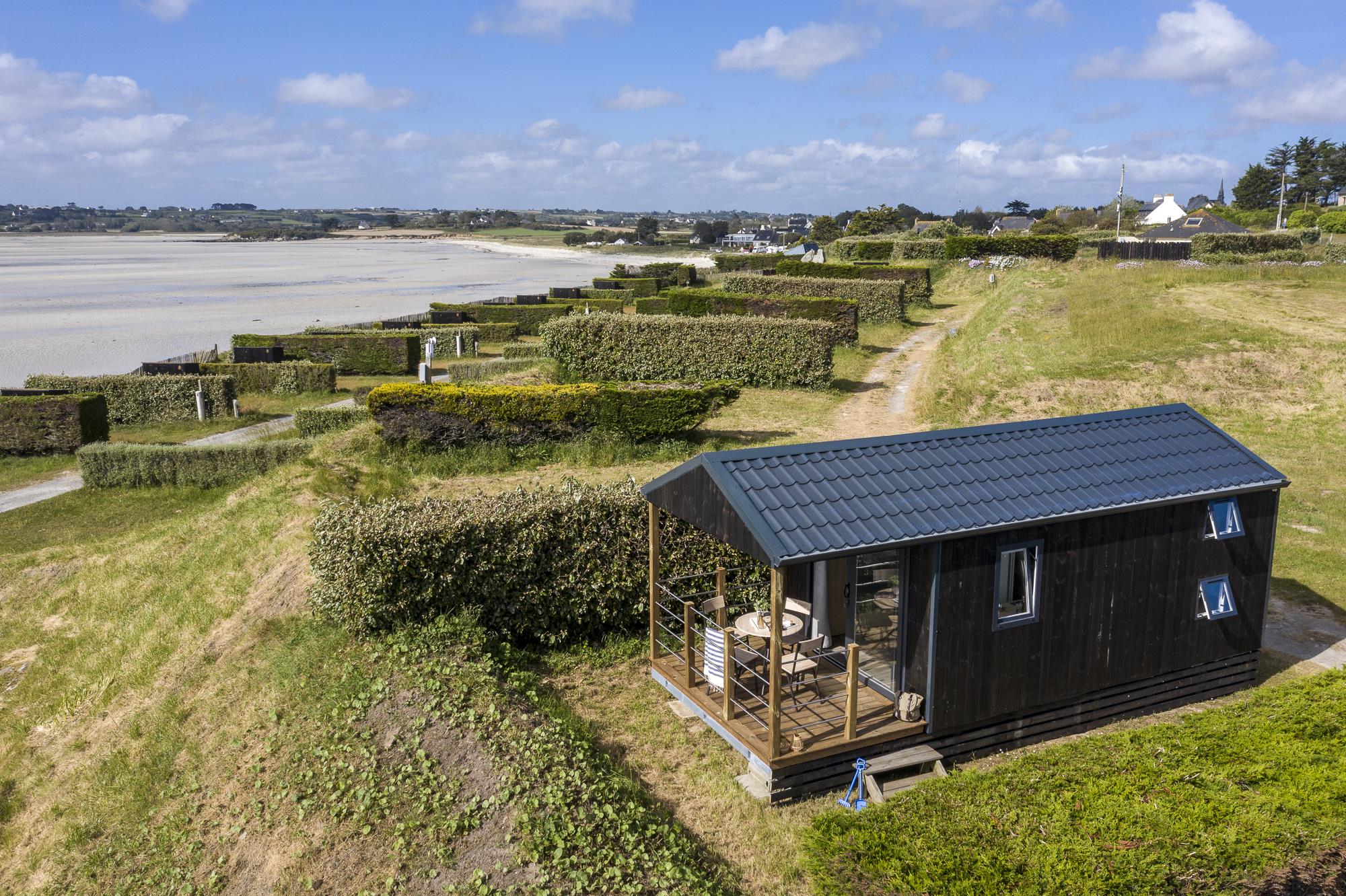 Location - Cabane 2 Chambres Vue Mer (Sans Sanitaire) - Slow Village Breizh Légendes