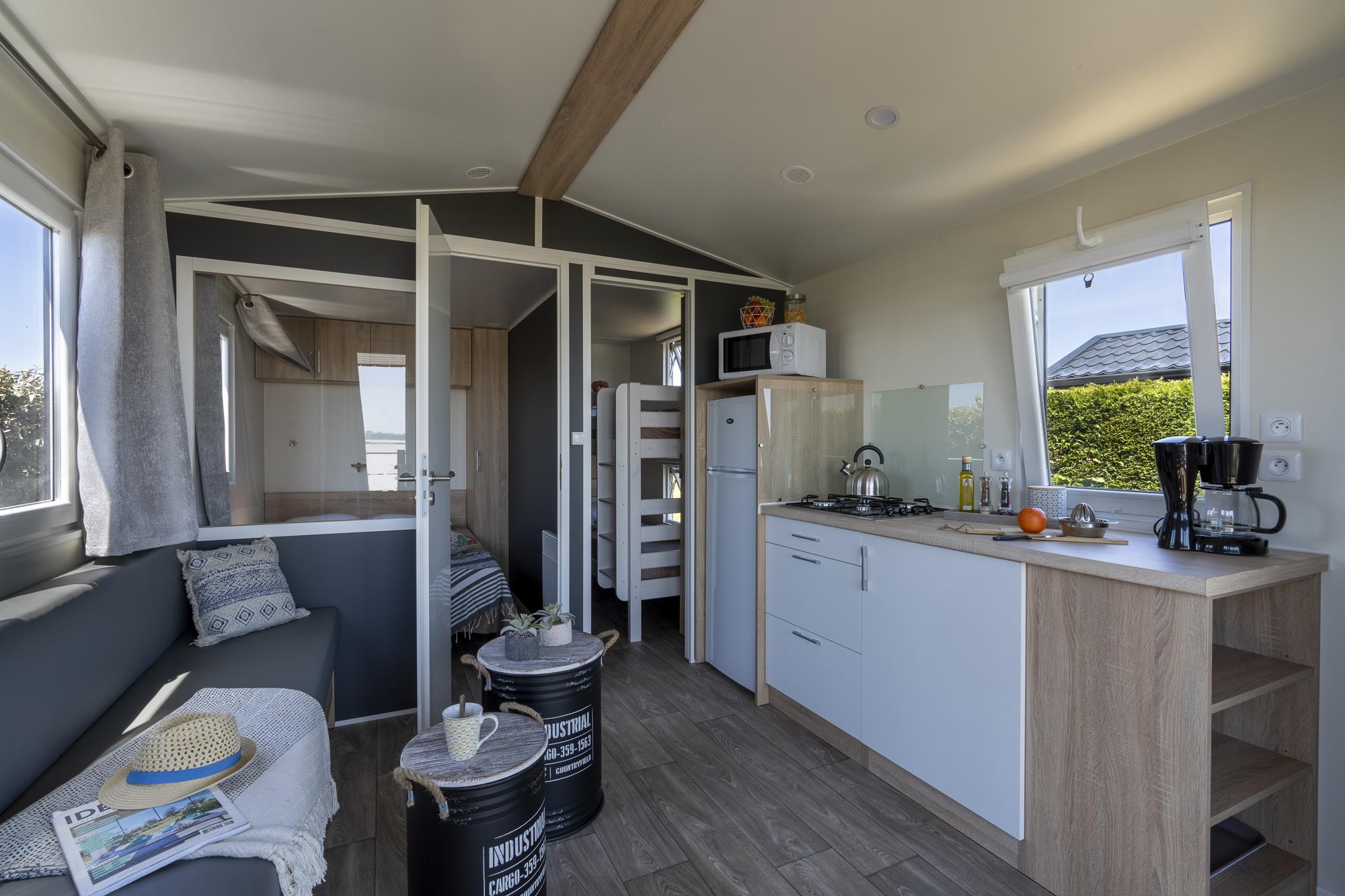 Location - Cabane 2 Chambres Vue Mer (Sans Sanitaire) - Slow Village Breizh Légendes