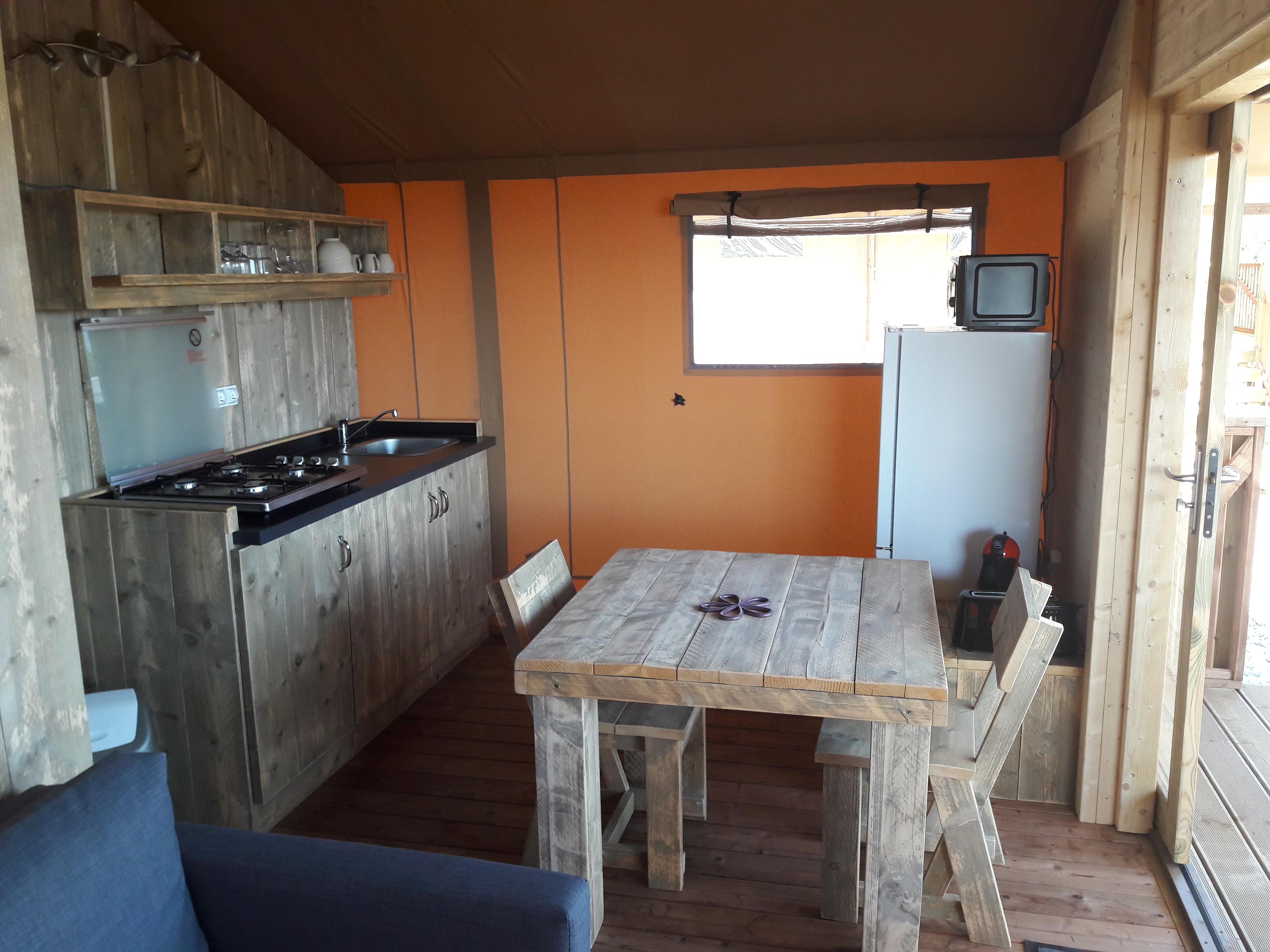 Location - Lodge Dimanche Vue Ocean 1 Chambre Pas Animaux - Camping Le Soleil d'Or