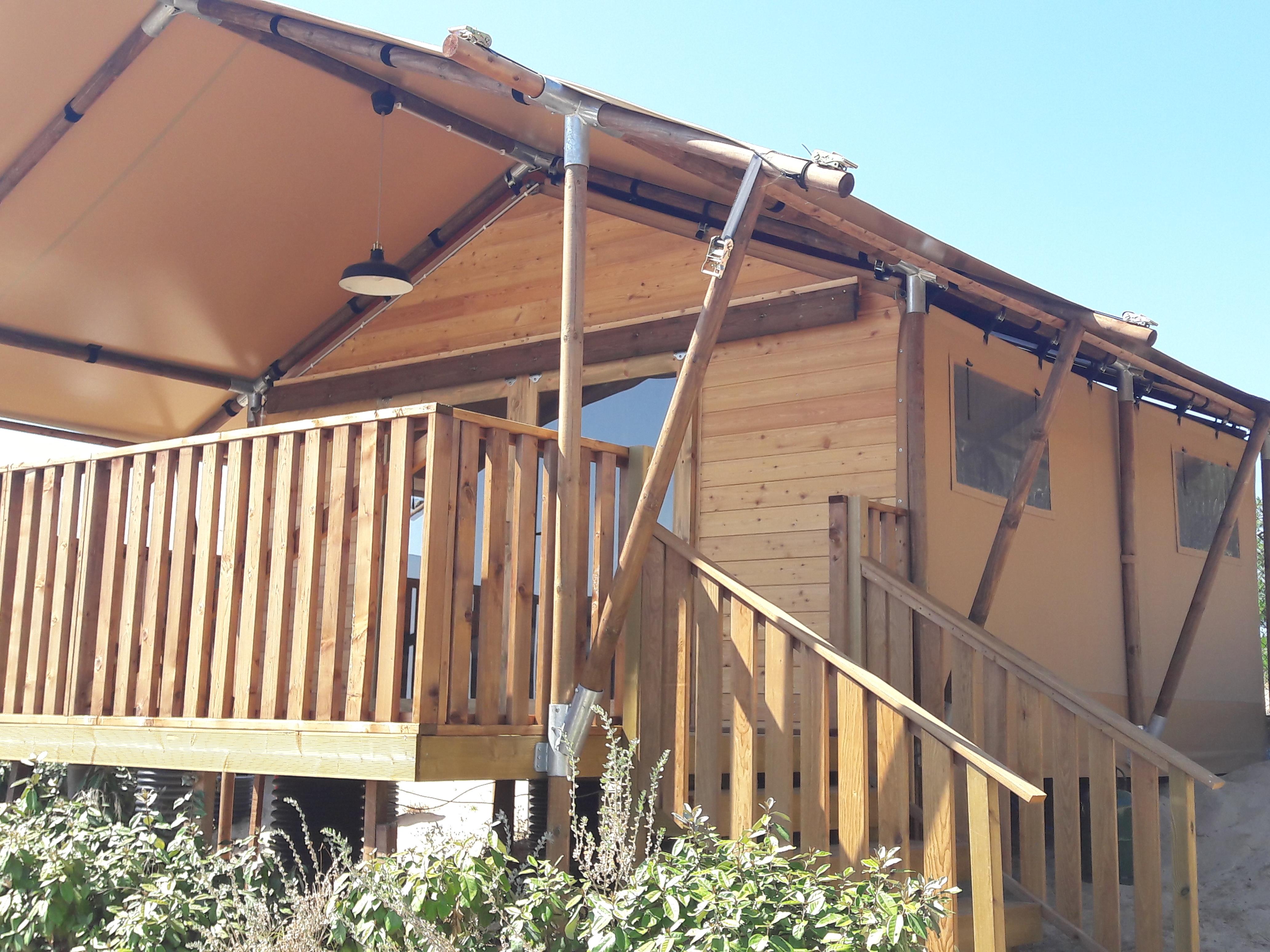 Location - Lodge Dimanche Vue Ocean 1 Chambre Pas Animaux - Camping Le Soleil d'Or