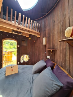 Location - Foudreaterre 1 Chambre (Petit Déjeuner, Lit/Ménage Fait, Panier Apéro) + Spa - Flower Camping Olivigne