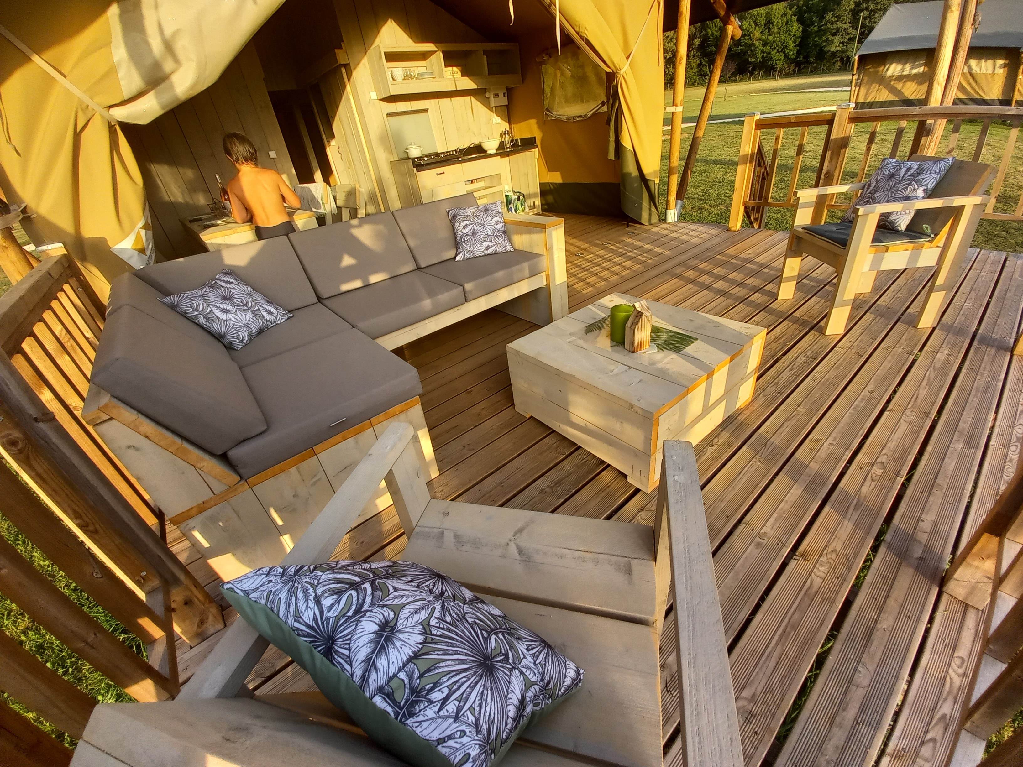 Location - Tente Glamping Safari - Village Glamping Le Pré Des Chênes