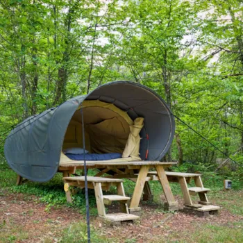 Mietunterkunft - Bivouac Zelt - Camping La Clairière Mietunterkunft - Bivouac Zelt - Camping La Clairière