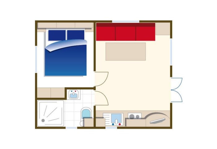 Mobil-Home Duo 1 Chambre