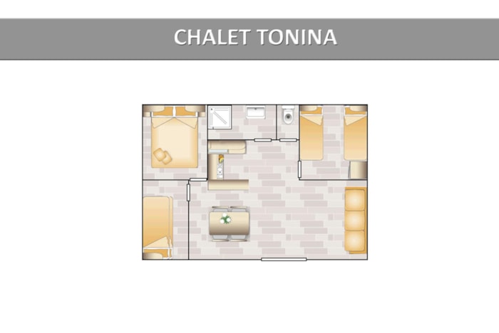 Chalet Tonina 8 Pers. + 2 Places Véhicules Confort