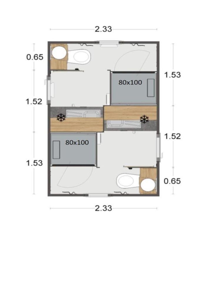 Emplacement 'Sanitaire Privé'