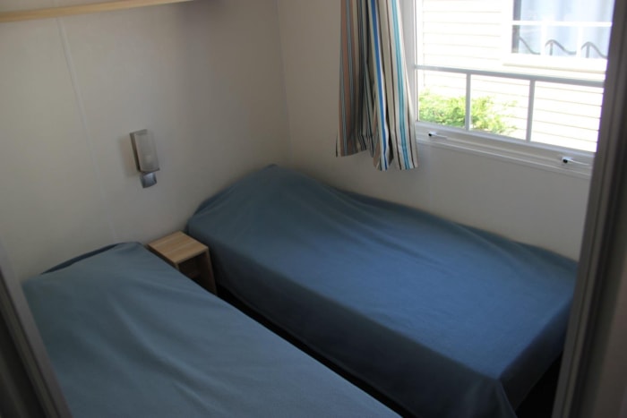 Casa Mobile Pêcheur Confort+ 20M² 4 Pers (2 Camere) + Veranda Coperta