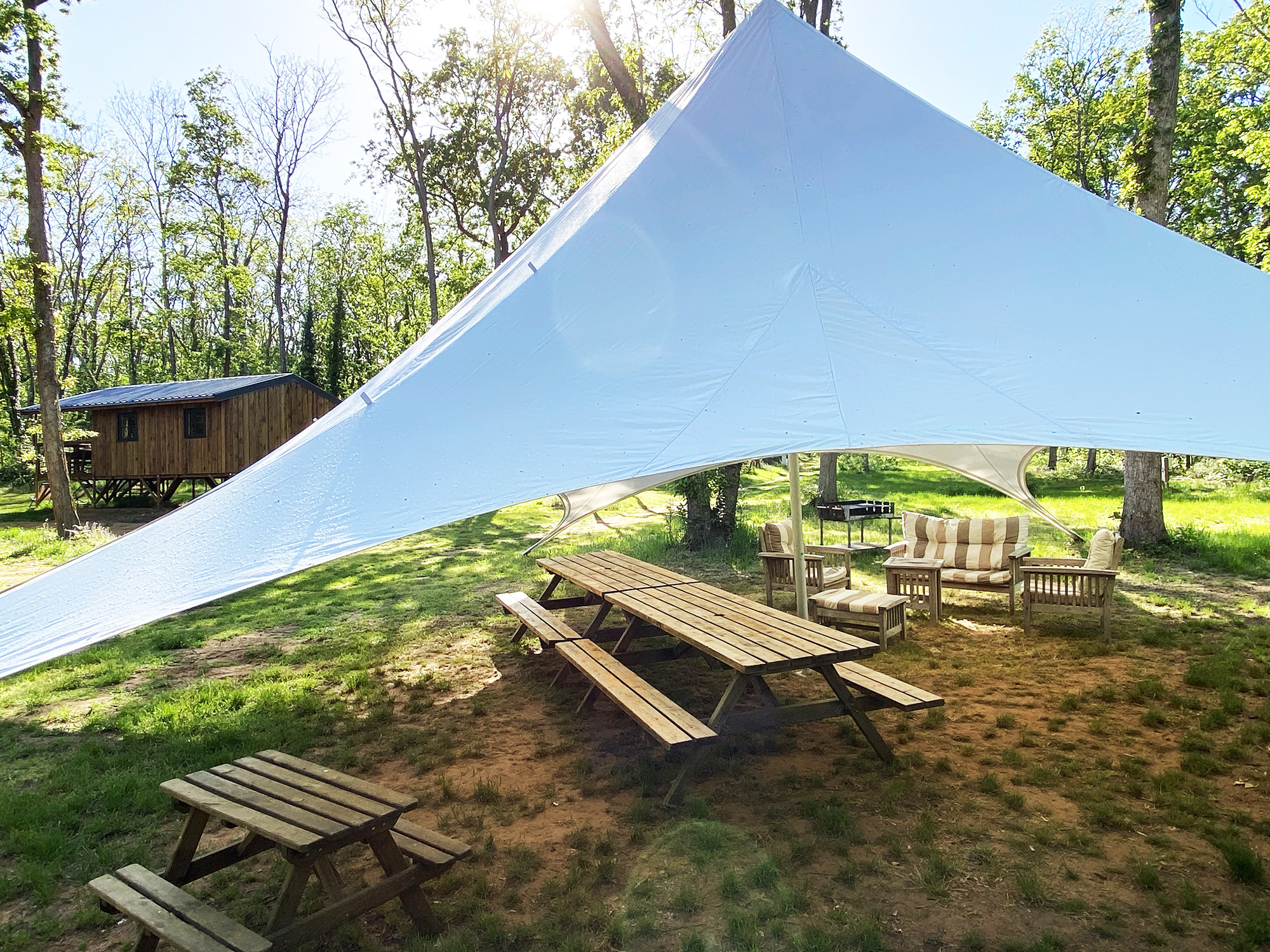 Location - Cabanes Dans Les Bois - Castel Camping Château de Chanteloup