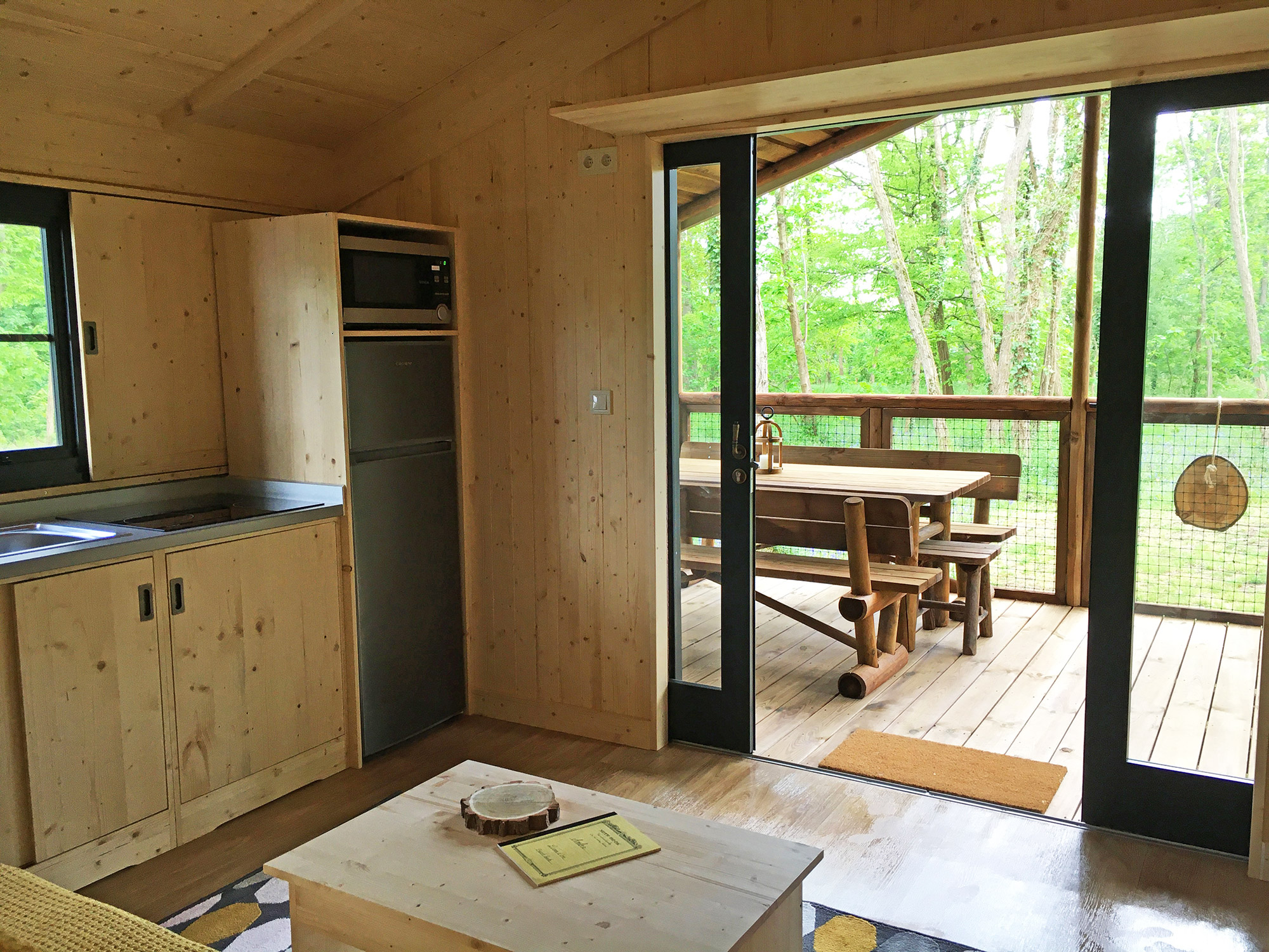 Location - Cabanes Dans Les Bois - Castel Camping Château de Chanteloup