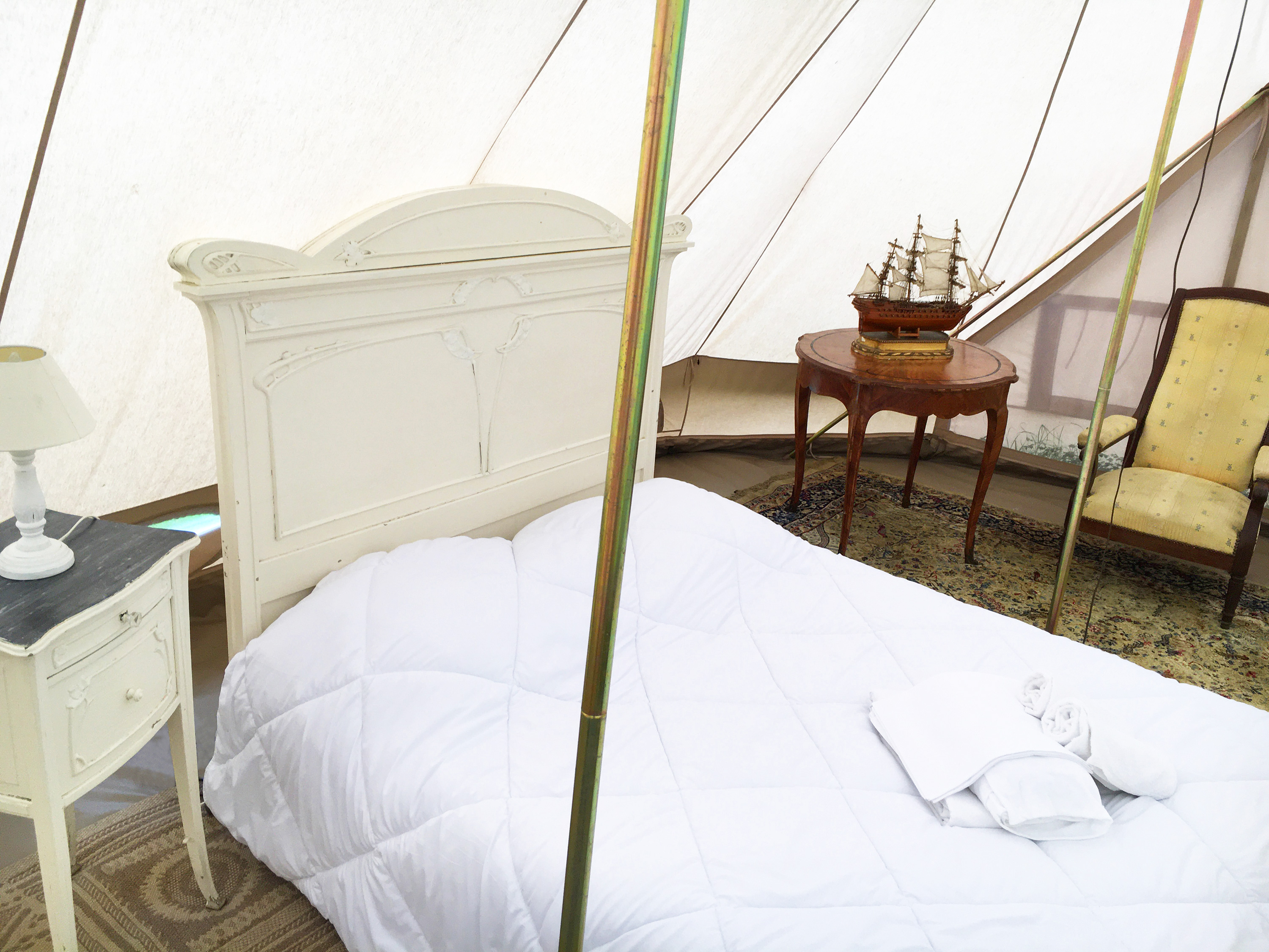 Location - Tente Glamping - Castel Camping Château de Chanteloup