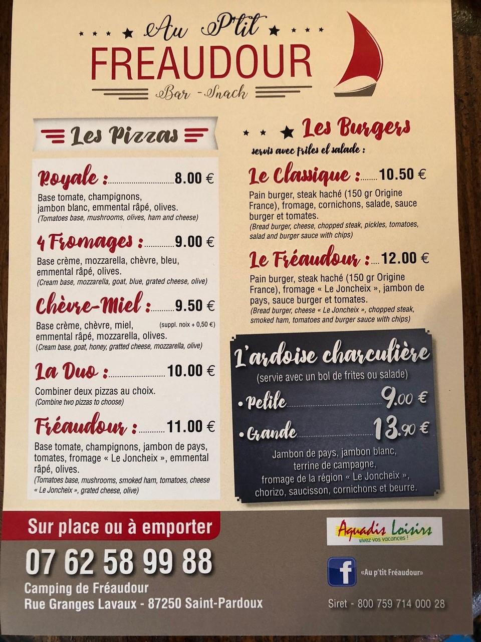 Services & amenities Camping De Fréaudour - Saint Pardoux Services & amenities Camping De Fréaudour - Saint Pardoux