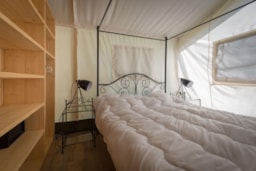 Location - Tente Safari 2 Ch - 35 M²- Avec Cuisine Et Sanitaires - - Camping de l'Etang Sites et Paysages