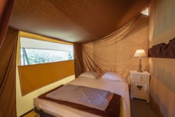 Location - Tente Cotton Lodge 2 Ch - 20M² - Sans Sanitaires Privatifs - - Camping de l'Etang Sites et Paysages