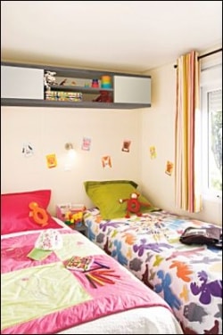 Mobil Home Luxe 31 M² (1 Lit 160 + 2 Lits Individuels)