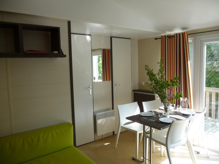 Mobil Home Luxe 31 M² (1 Lit 160 + 2 Lits Individuels)