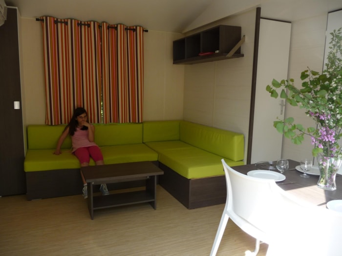Mobil Home Luxe 31 M² (1 Lit 160 + 2 Lits Individuels)