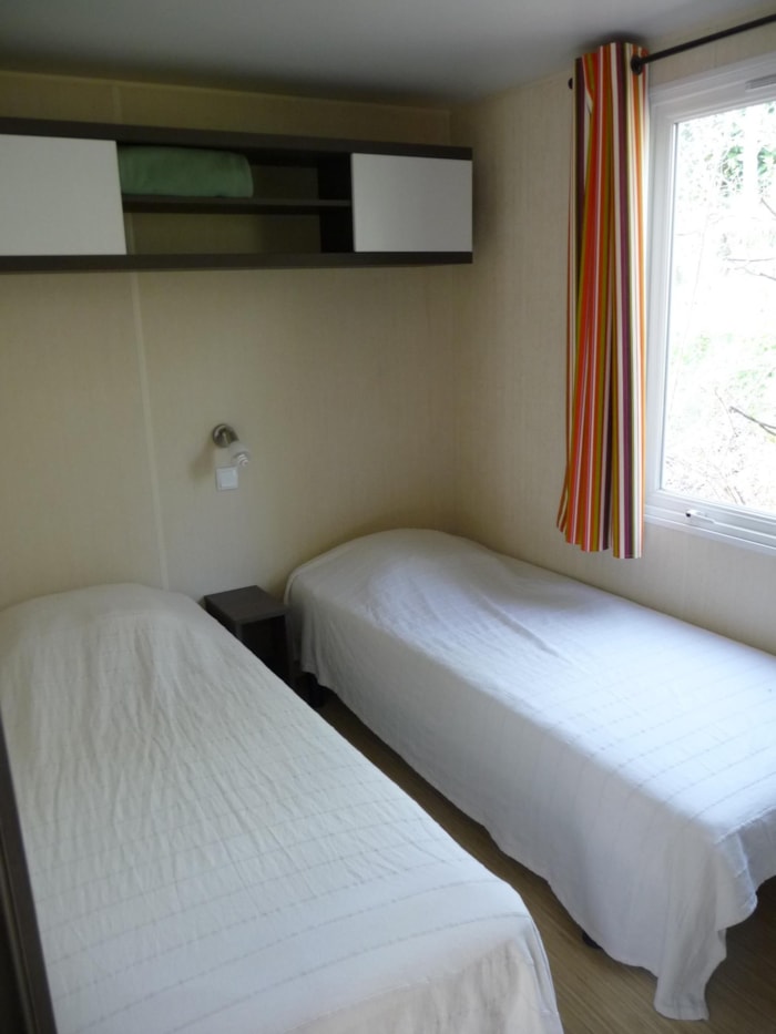 Mobil Home Luxe 31 M² (1 Lit 160 + 2 Lits Individuels)