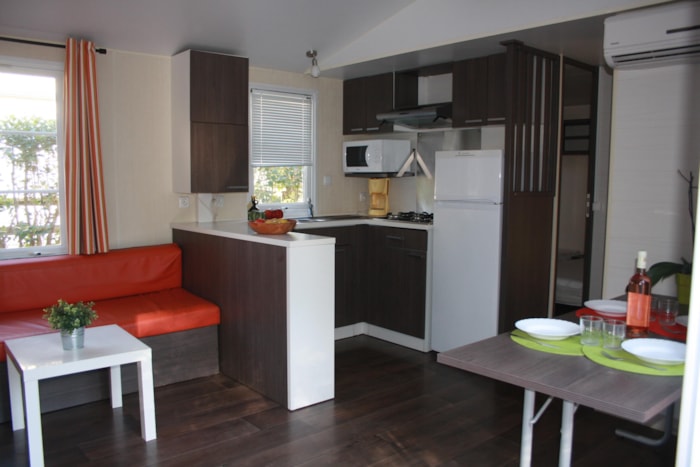 Mobil Home Privilege 35 M² (1 Lit 160 + 4 Lits Individuels)