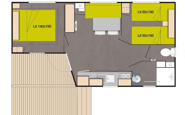 Casa Mobile 2 Camere